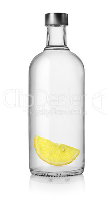 Vodka and lemon
