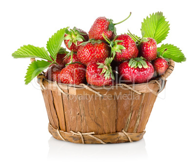 Strawberries in a basket