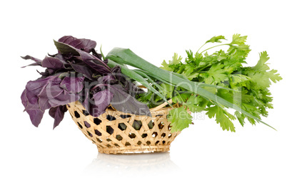 Basket of vegetables