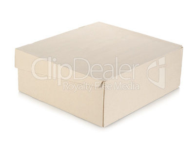 Box isolated on a white