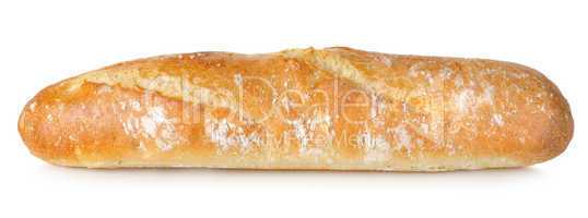 Fresh long loaf isolated