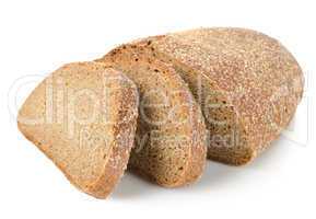 Rye bread isolated