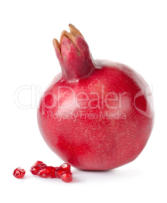 Pomegranate and seeds