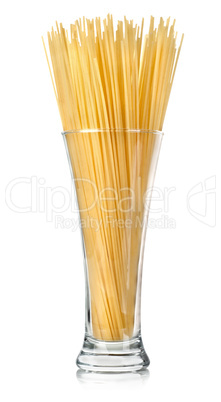 Spaghetti in a glass