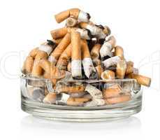 Ashtray and cigarettes