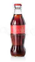 Glass bottle of cola