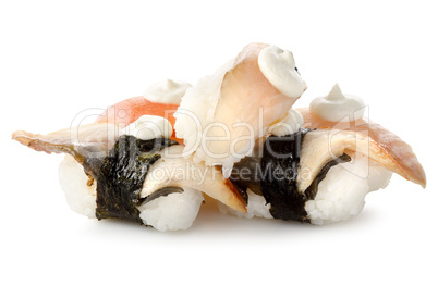 Sushi fish isolated