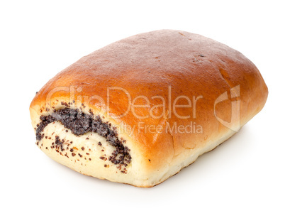 Bun with poppy seeds