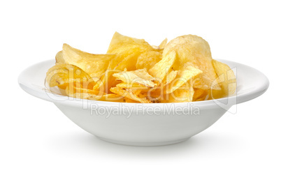 Chips in a plate