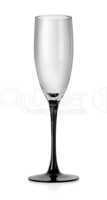 Empty champagne glass