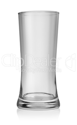 Large glass of beer isolated