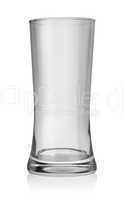 Large glass of beer isolated