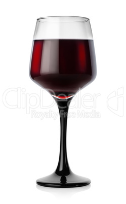 Red wine glass