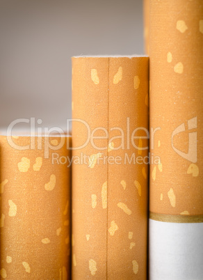 Brown filter cigarettes