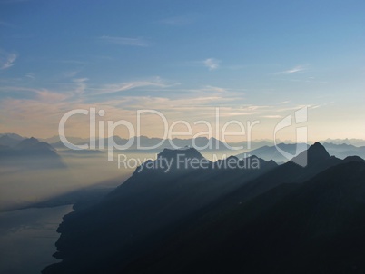 Evening in the Bernese Oberland