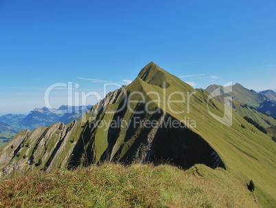 Steep mountains in the Bernese Oberland