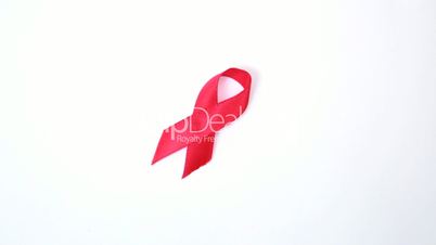 Red ribbon for aids awareness