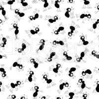 Ants pattern seamless
