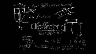 engineering calculations, formulas, solutions, equations, manually
