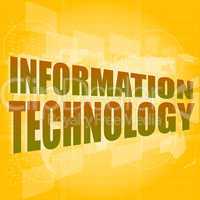 digital information technology concept background