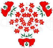 Abstract floral pattern