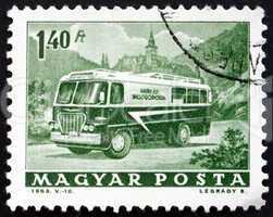Postage stamp Hungary 1963 Mobile Post Office