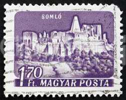 Postage stamp Hungary 1964 Castle of Somlo