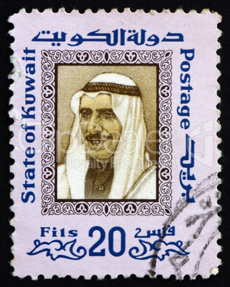 Postage stamp Kuwait 1975 Sheikh Sabah, Emir of Kuwait