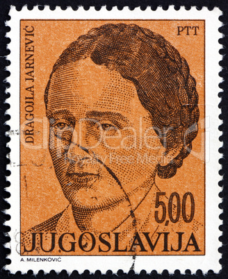 Postage stamp Yugoslavia 1975 Dragojla Jarnevic, Writer