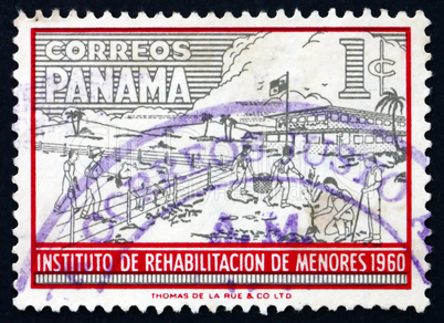 Postage stamp Panama 1960 Boys Doing Farm Work