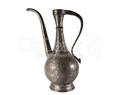 Old brass jug