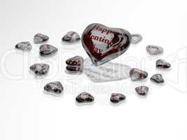 Valentinstag - Herze aus Glas