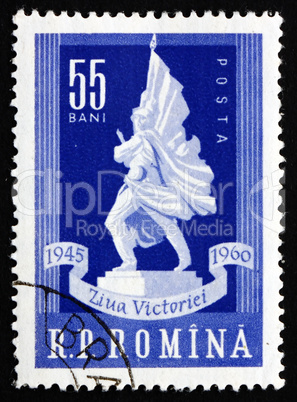 Postage stamp Romania 1960 Soviet War Memorial