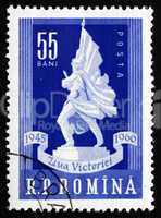 Postage stamp Romania 1960 Soviet War Memorial