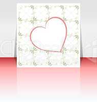 Holiday abstract background with colorful hearts