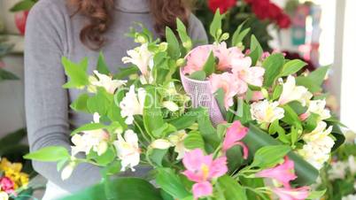 Florist In Flower Retail Shop