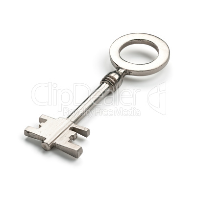 Silver Vintage Key