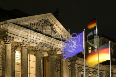 Reichstag bei nacht Reichstag at night