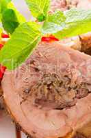 Turkey's beef olive with ham-sweet chestnut filling