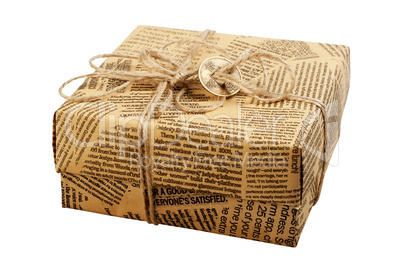 Gift box "Old Newspaper"