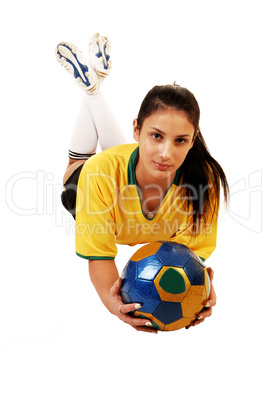 Soccer girl.