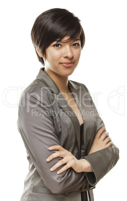 Pretty Young Mixed Race Young Adult Woman Portrait