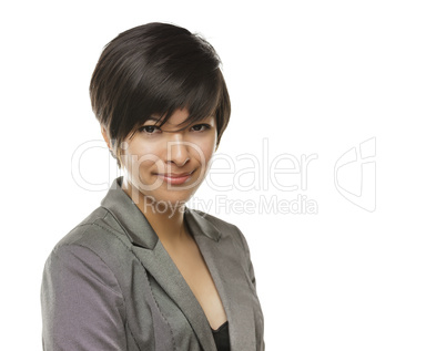 Pretty Young Mixed Race Young Adult Woman Portrait