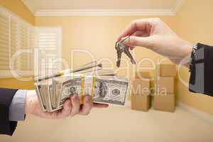 Handing Over Cash For House Keys