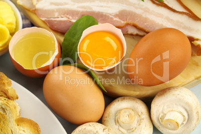 Omelette Ingredients