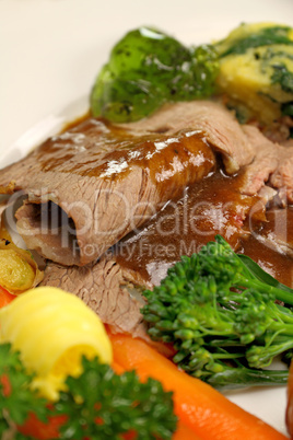 Sliced Roast Lamb