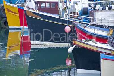 Im Hafen von Mevagissey, Cornwall,Großbritannien