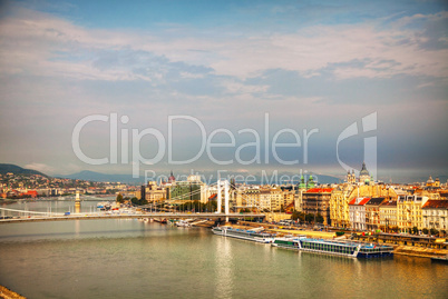 Panoramic overview of Budapest, Hungary