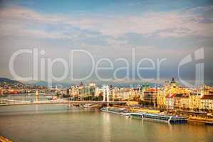 Panoramic overview of Budapest, Hungary