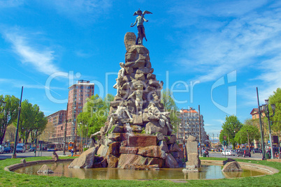 Traforo del Frejus statue, Turin